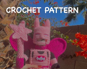 Fairy Superhero CROCHET PATTERN, Experienced Crocheter, Amigurumi Pattern, NOT the actual plushie