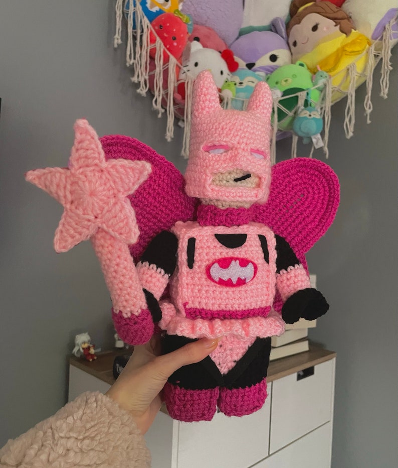 Fairy Superhero CROCHET PATTERN, Experienced Crocheter, Amigurumi Pattern, NOT the actual plushie zdjęcie 5