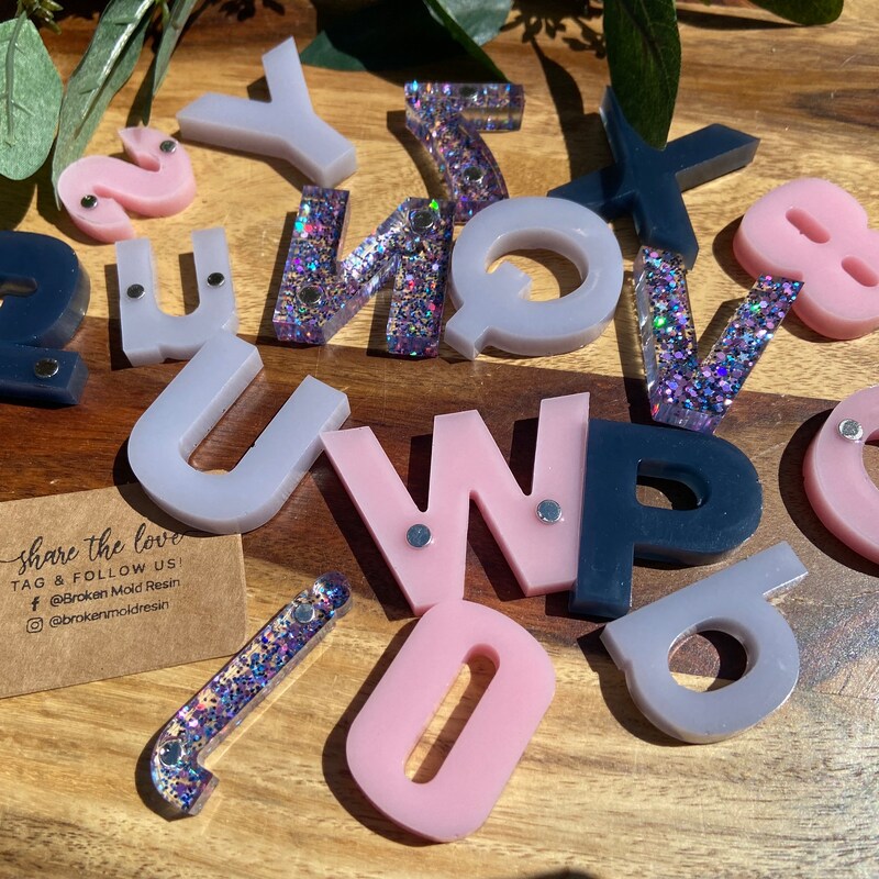 Alphabet Magnets - Etsy