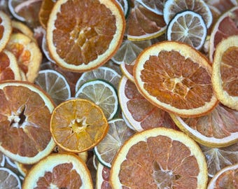 Dried mix Lime Lemon Orange Slices: Natural Citrus Garnish, Tea  Craft Decor cocktail decor