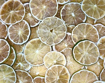 Dried Lime Slices: Natural Citrus Garnish, Tea  Craft Decor cocktail decor