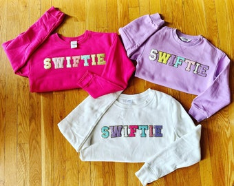 Custom Swiftie Chenille Letter Sweatshirts