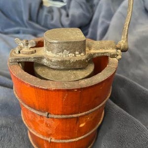 Vintage ice cream freezer parts shop