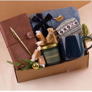 Gift Box for Him, Gift box for a man, Grief Gift for him, Dad Gift Basket for Dad BlueBlnktBlueMug