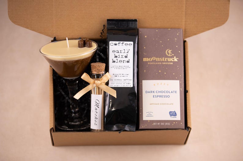 Matcha Lover Gift Box Matcha Latte Candle Cozy Gift for Matcha Lover Gift Set Coffee Lover Gift Box Pumpkin Spice Candle Gift Box EspressoMartiniCndle