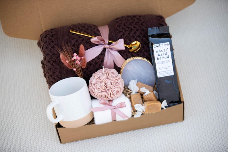 Matcha Lover Gift Box Matcha Latte Candle Cozy Gift for Matcha Lover Gift Set Coffee Lover Gift Box Pumpkin Spice Candle Gift Box BrownBlanketBox