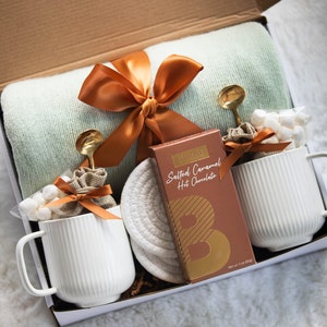 Cozy Gift Box for Couples Care Package for Parents Winter Gift for Couple Grandparents Gift For Family Hygge Gift Box Mulling Wine Gift Set