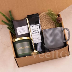 Gift Box for Him, Gift box for a man, Grief Gift for him, Dad Gift Basket for Dad CoffeeCandle