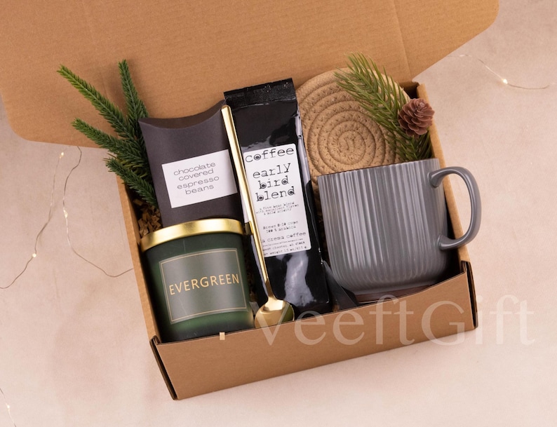 Gift Box for Him, Gift box for a man, Grief Gift for him, Dad Gift Basket for Dad CoffeeCandle