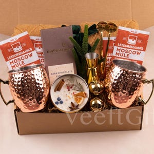New House Gift Basket: New Home Gift Basket for new Homeowners Realtor Gifts MoscowMulesBlanket