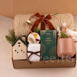 Gift Box for Men Care Package for Him Sympathy Gift for Him TanBlanketHouse