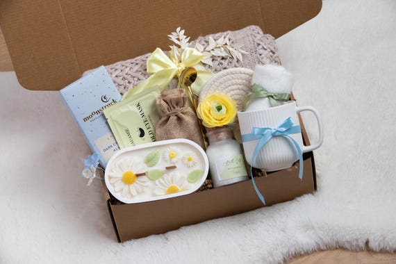 Gift Box for Mom Gift Box For Women Gift Basket for Mom Care Package for Women Hug in a Box Coffee Lover Gift Basket Encouragement