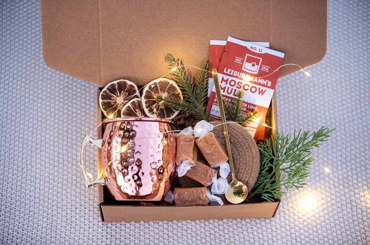 Christmas Gift Box for Him: Cozy Holiday Care Package - Etsy