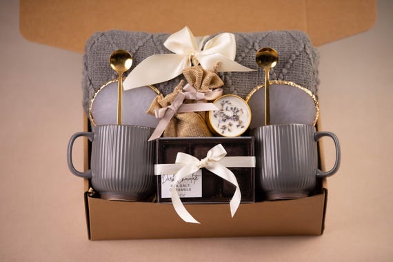 New Home Gift Basket Real Estate Closing Gift Box Cozy New Homeowner Gift Basket