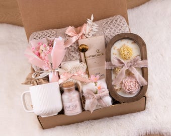 Caja de regalo para el Día de la Madre, cesta de regalo para el Día de la Madre, caja de regalo para mujeres, regalo para ella.