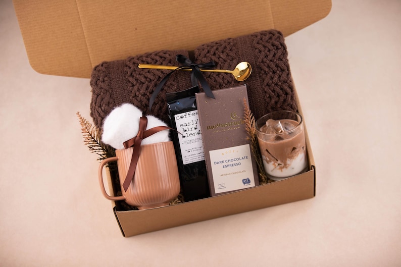 Matcha Lover Gift Box Matcha Latte Candle Cozy Gift for Matcha Lover Gift Set Coffee Lover Gift Box Pumpkin Spice Candle Gift Box BrownBlanketCoffee