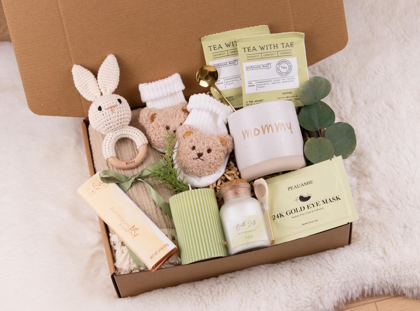New Mom Gift Box, New Baby Gift, Pregnancy Care Package, Baby Girl