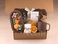 Cozy Fall Gift Box For Women Hug in a Box Fall Self Care Package Hygge Gift Box Fall Dough Bowl Candle Gift Blanket Gift Basket for Women