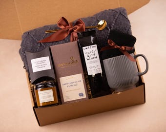 Birthday Gift Box for Men Graduation Gift for Men Care Package for Boyfrien Thank you Gift Basket For Boyfriend, Dad, Husband, Coworker