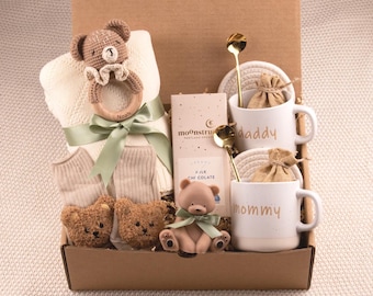 New Mom Gift Box, Baby Shower Gift, New Parents Gift Set, Newborn Gift, Postpartum Care Package, Gender Neutral Gift for New Mom, Baby gift