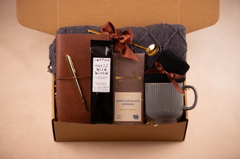 Matcha Lover Gift Box Matcha Latte Candle Cozy Gift for Matcha Lover Gift Set Coffee Lover Gift Box Pumpkin Spice Candle Gift Box GrayBlanktJournal