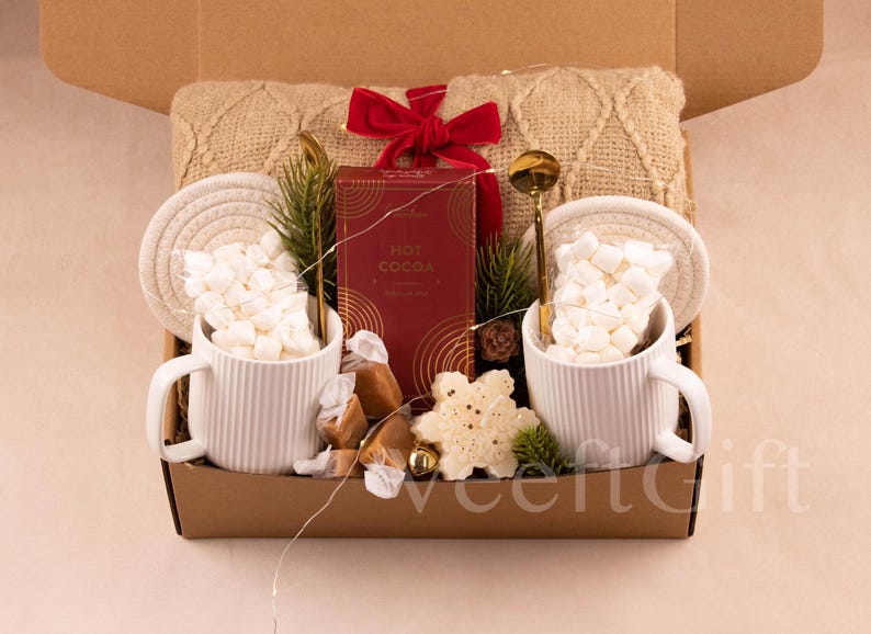 New House Gift Basket: New Home Gift Basket for new Homeowners Realtor Gifts BeigeBlanktWhiteMugs