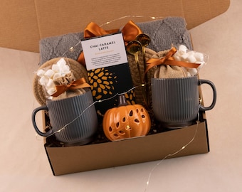 New Home Gift Basket: Cozy Blanket, Candle & Gourmet Treats