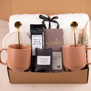 Matcha Lover Gift Box Matcha Latte Candle Cozy Gift for Matcha Lover Gift Set Coffee Lover Gift Box Pumpkin Spice Candle Gift Box TwoMugCOffeeBox
