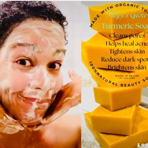 Our organic Turmeric soap is formulated to nurture healthy, radiant skin and diminish dark spots while leaving your skin tight and youthful.