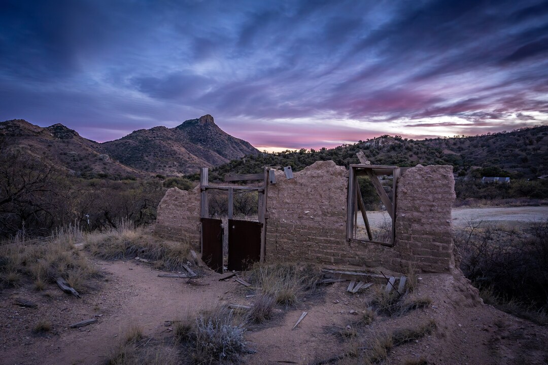 A Ghost Town Ruin by Rob Vaughn Etsy
