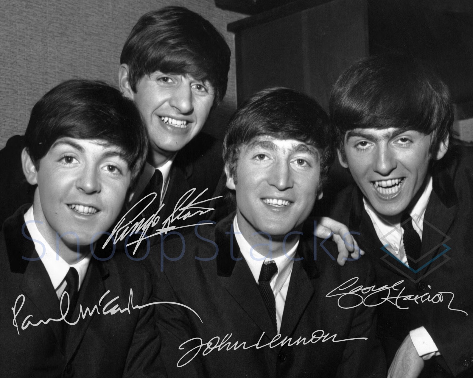Beatles Rare Signed 8x10 Photo – Autographed Reprint – Music Memorabilia