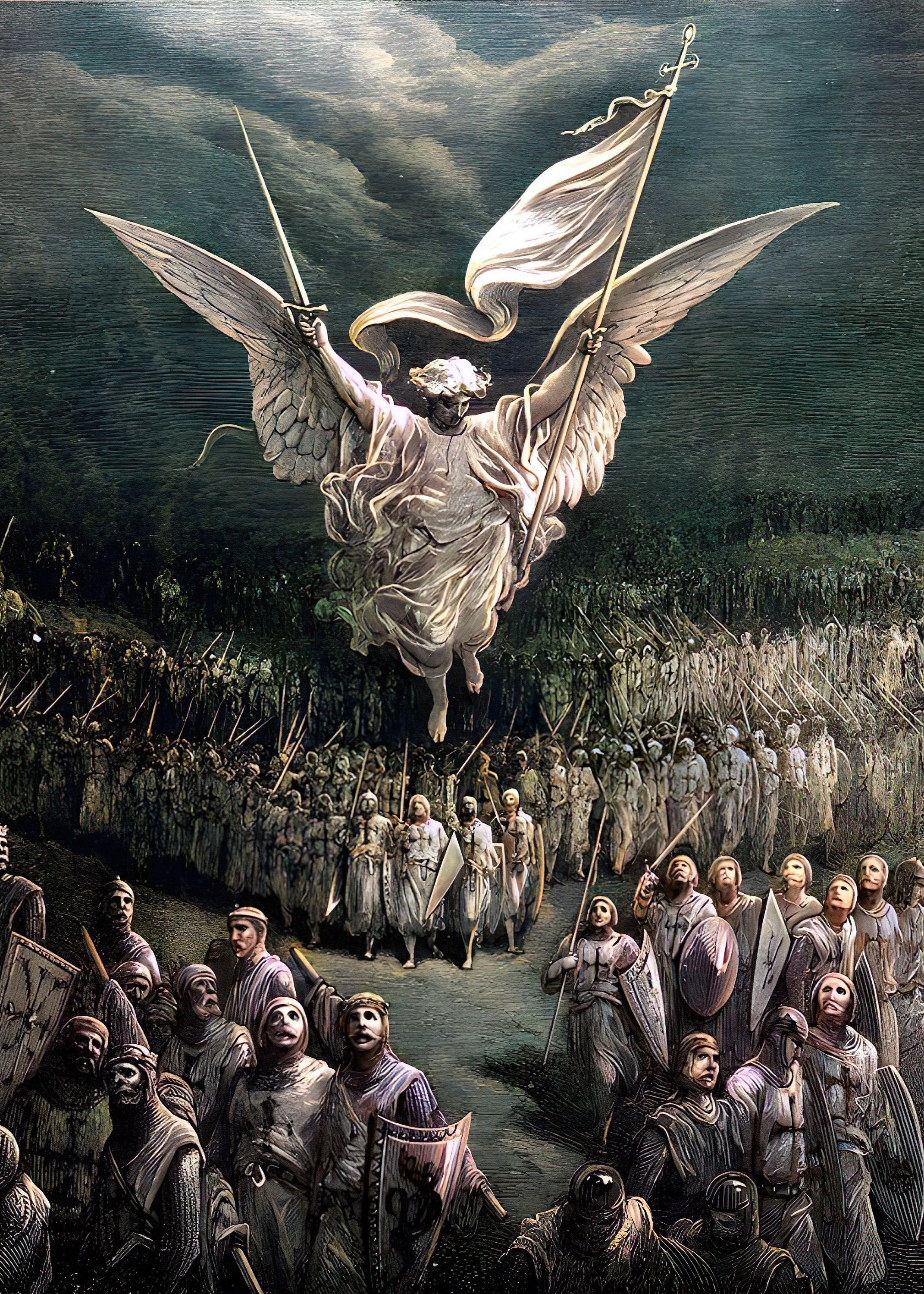 The Road to Jerusalem by Gustave Doré | Printable Christian Wall