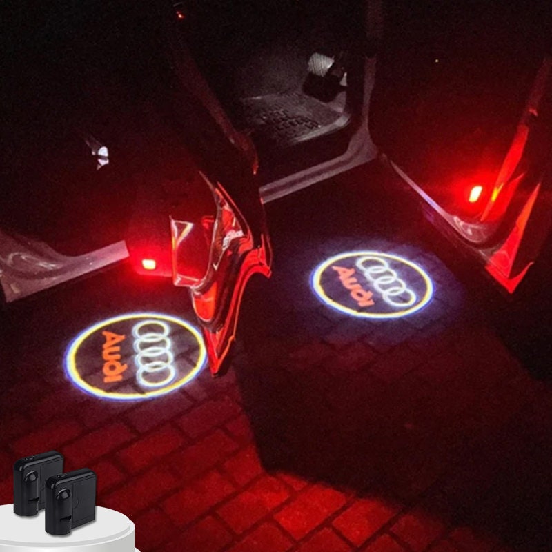2x Car Logo Door light LED Projector Courtesy Ghost Shadow Welcome Light  For Audi A4 B6 B8 B7 A6 C5 C6 C7 A3 A5 Q3 Q5 Q7 TT - AliExpress