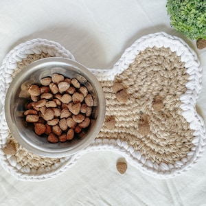 Dog Bone Placemat Crochet Pattern