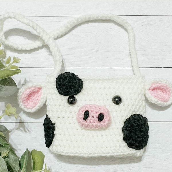 Mini Cow Purse | Crochet Pattern