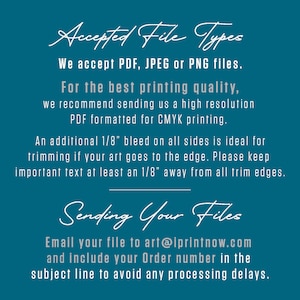 Professional Printing Service, Print My 5x7 4x6 Invitations, Thank You Cards, Insert Cards, Birthday Invites, Free Shipping, Free Envelopes image 2