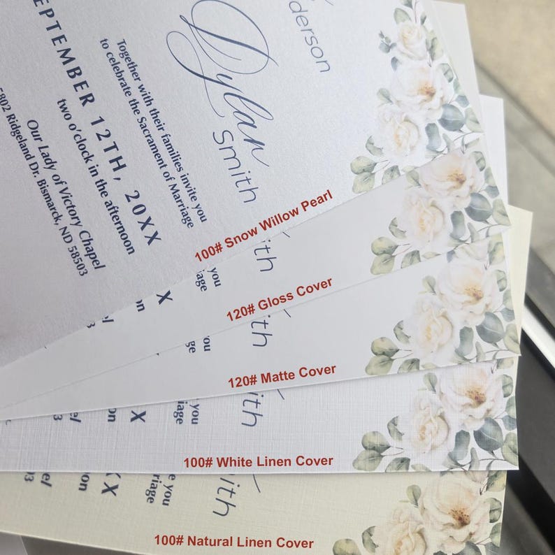 Professional Printing Service, Print My 5x7 4x6 Invitations, Thank You Cards, Insert Cards, Birthday Invites, Free Shipping, Free Envelopes image 5