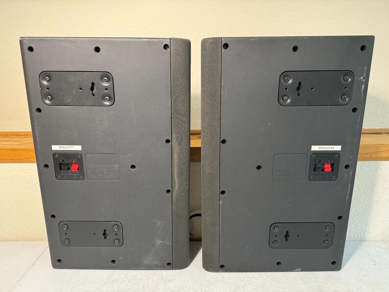 Sony Bookshelf Speakers HiFi Stereo Front Left Right Wall Mount Shallow Depth image 4