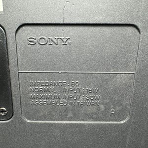 Sony Bookshelf Speakers HiFi Stereo Front Left Right Wall Mount Shallow Depth image 5