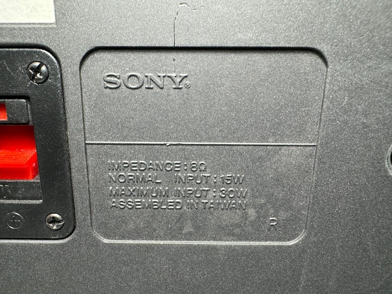Sony Bookshelf Speakers HiFi Stereo Front Left Right Wall Mount Shallow Depth image 5