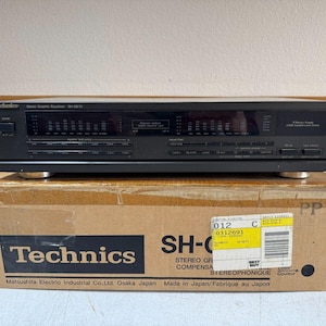 Technics SH-GE70 Graphic Equalizer HiFi Stereo Vintage Home Audio Japan 7 Band