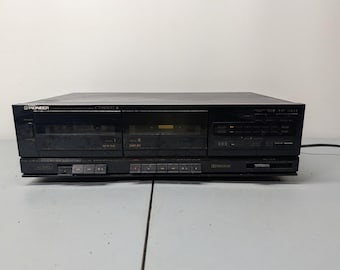 Pioneer CT-W710R Stereo Double Cassette Deck Top of the Line Works