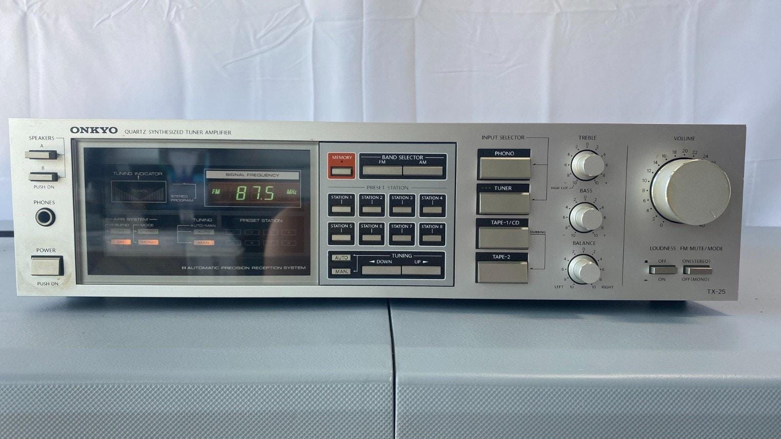 Onkyo TX-25 Amplifier Hifi Stereo Amp 2 Channel Phono