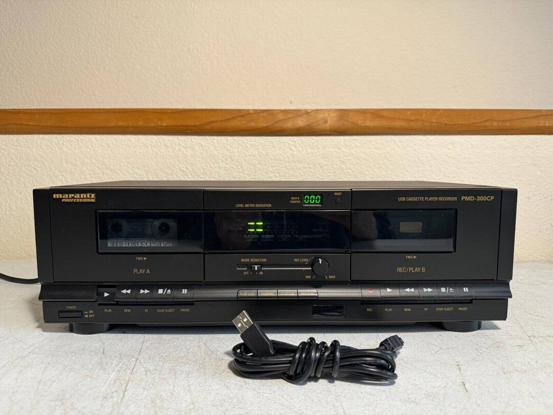 Marantz Professional PMD300CP Dual Cassette Deck Tape Recorder USB