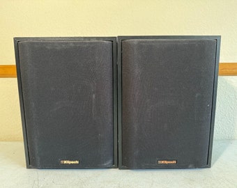 Klipsch KG.5 Bookshelf Speakers HiFi Stereo Audiophile Vintage Home Audio Black