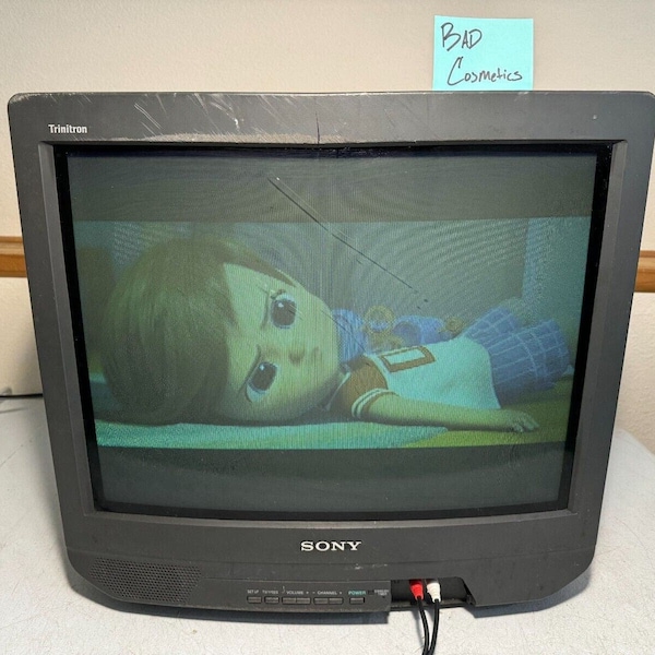 Sony Trinitron KV20V80 20" CRT TV Retro Gaming Television Vintage Tube Screen