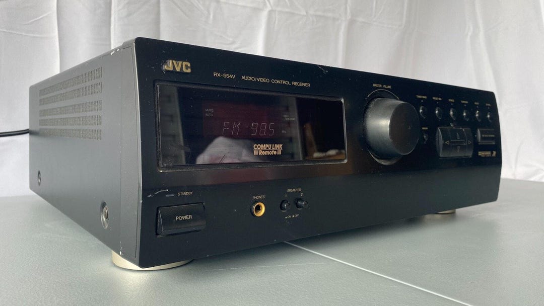 JVC RX-554V Receiver Hifi Stereo 5.1 Channel Home Theater Phono Vintage ...