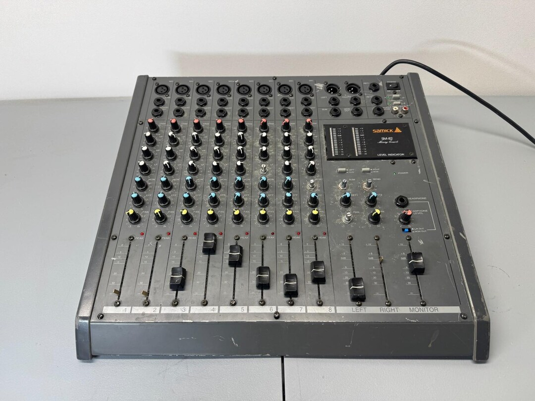Samick Studio Samick SM-82 Mixing Console Studio Mixer Vintage Audio - Etsy