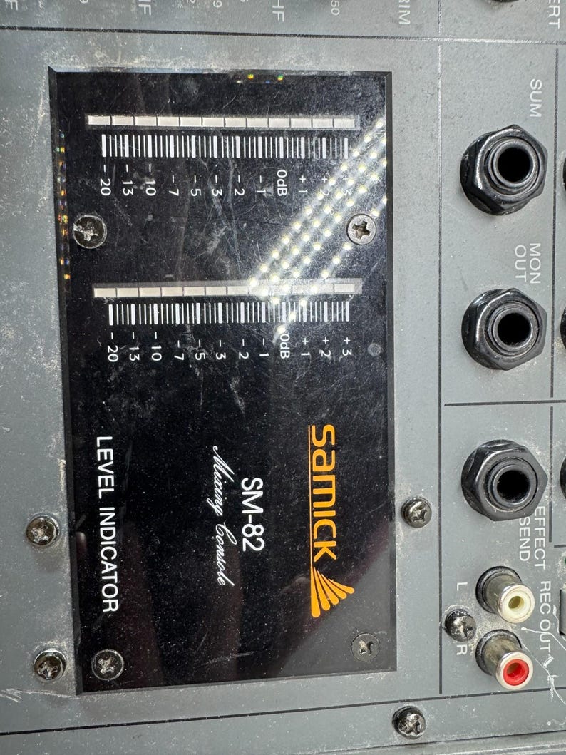 Samick Studio Samick SM-82 Mixing Console Studio Mixer Vintage Audio - Etsy