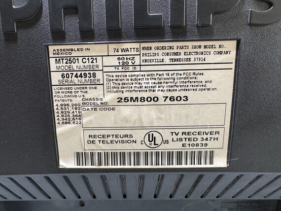 Philips MT2501 C121 25